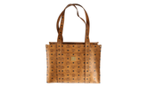 Large Aren Tote in Visetos "Cognac" MWTFATA02CO001