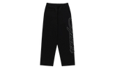 Rhinestone Script Wide Leg Sweatpants "Black" SP5der352