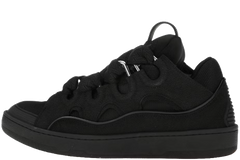 Leather Curb Triple Black
