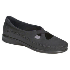 Women's Crissy Slip On Loafer in Nero Wide