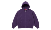 Cut Out Zip Up Hoodie "Dark Purple" SU27263