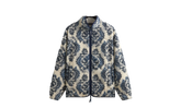 Damask Floral Sherpa Harper Jacket "Sandrift" khm010821 104