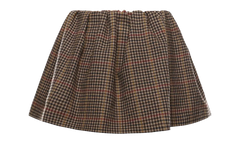 Houndstooth Mini Skirt WMNS "Brown" MG2594 S OOO 181J F0040