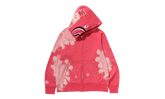 Hand Dye Shark Full Zip Hoodie "Red" 1L30 115 002 RED