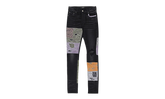BANDANA ART PATCH JEAN "Aged Black" PF22MDS021