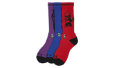 FOTI SOCKS "Multi - Blue, Purple, Red" CHRM0797