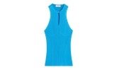SILK KNIT HALTER TOP "Blue" RW TO0015 K004 P24 220