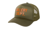 GD Logo Trucker Cap "Olive Green / Orange" GD013