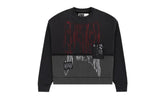 Diffused Collegiate Crewneck "Black" SP5der245