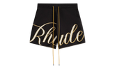 Script Knit Shorts "Black / Cream" RHPS24SH16973165 BLC