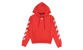 Airport Tape Diag Hoodie "Red" OMBB034G20FLE0172584