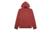 Heavy Fleece Full Zip Hoodie "Crimson" 192BT246246F
