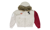 Buttivore Fur Lined Zip Hoodie "Oatmeal Melange" PI00006