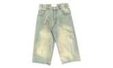 Long Denim Shorts "Light Blue Dirt Fade Out" 261 MST055 FADEBLU