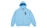 Devil S Logo Zip Up Hooded Sweatshirt "SS26- Light Blue" SU27310