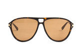 Aviator Logo Sunglasses "Brown" XA41764AC BBG
