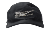Offwhite VIRGIL ABLOH "Off Campus 2017" Cap "BLACK" NIKEOW005