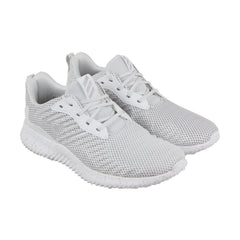 Alphabounce Rc CG5125 Mens White Mesh Lace Up Athletic Running Shoes