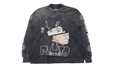 Pluto Logo Long Sleeve Tee Shirt "Black" SM YS1 0000 C30