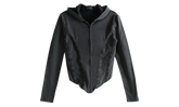 Corseted Zip-Up Hoodie WMNS "Washed Black" 850441 TTVF6 1055