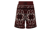 Bandana Fleece Shorts "Red" MKSS01643