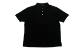 Classic Pique Short Sleeve Polo Tee "Black" 1A04YR