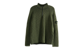 Half Zip Ribbed Polo Shirt "Military Green" 5100024 S00L7 V0054