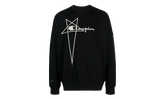 Rick Owens x Champion Pentagram Logo Crewneck "Black" CM02C9225 CHFE09