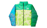 The North Face Youth Retro 1996 Nuptse Jacket "KW Safety Green Nuptse Print" KAWS202464