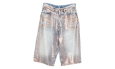 Glitter Denim Shorts "Blue" CE0075CP1