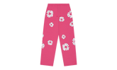 Rhinestone Cotton Wreath Sweatpants "Pink" DT515