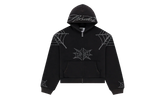 Rhinestone We Zip Hoodie "Black" SP5der397