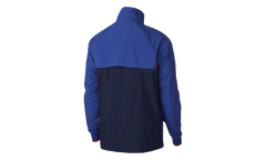 Half Zip Woven Archive Athletic Rain Jacket "Deep Royal Blue / Obsidian / White" 921743 480