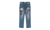 Patch Denim Pants "Indigo" RHD-MJNS-0044