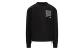 MA Bandana Silk Applique Logo Crewneck Sweatshirt "Black" AMJYCW1041