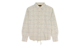 Pearl And Diamond Button-Down Shirt "Beige" BC25SSLS01 BEIG