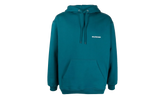 Logo Embroidered Hoodie "Petrol Blue" 600583 TLVB8 9567