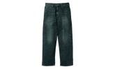 Washed Denim Wide Pants "Indigo" 252XBNH PTM04 INDIGO