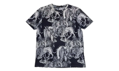 Chapman Brothers Allover Animals Short Sleeve Tee "Navy" 1AI3M