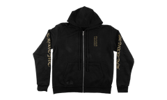 Vertical Logo Zip-Up Hoodie "Black/Olive" CHRM0852