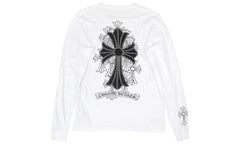 Cemetery Cross Longsleeve T-Shirt "White" CHRM0698