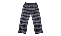 After School Harvester Plaid Sweatpants "Black" CHRM0681