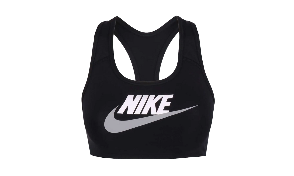 Dri-fit Swoosh Medium-support Graphic Sports Bra"Black/White" DM0579 010