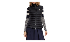 Igens Stand Collar Vest WMNS "Black" MON65