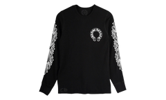 Horseshoe Floral Thermal "Black" CHRM0794