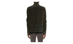 Suede Brad Jacket "Indigo" RR02E1764 LCSI 106