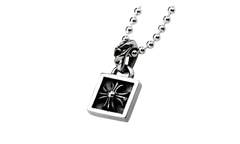 FRAMED CH PLUS CHARM & Ball Chain "Silver" CHRM0732