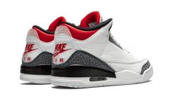 3 Retro SE DNM "Fire Red Denim" CZ6431 100